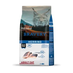 Bravery Herring Gato Adulto Alimento Seco 2 Kg