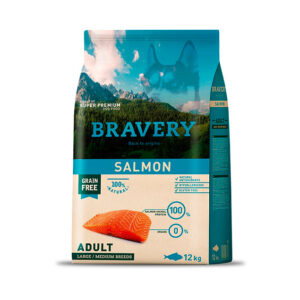 Bravery Adult Large/Medium Breed Salmon Perro Adulto Alimento Seco 12 Kg