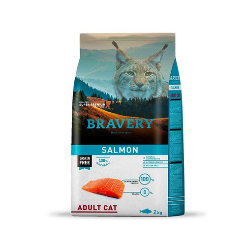 Bravery Adult Cat Salmon Alimento Seco 2 Kg